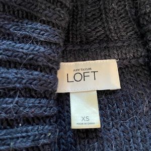 Super comfy and cozy navy blue sweater from Loft